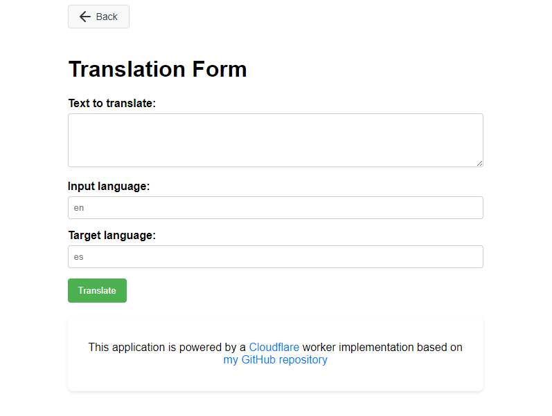 Translate tool webpage image